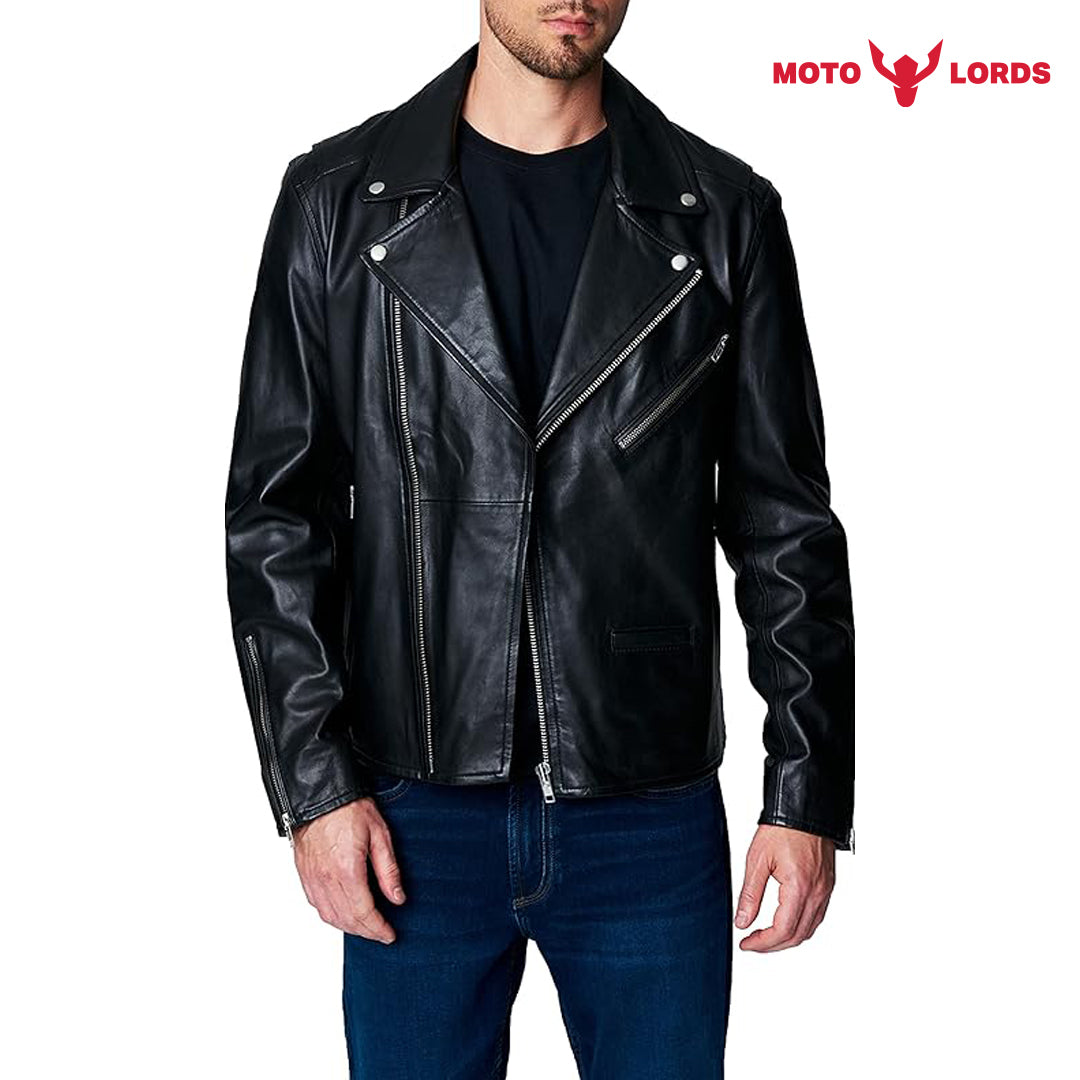 Rebel Rider Moto Jacket Leather for Men – Motorcycle Riding Custom