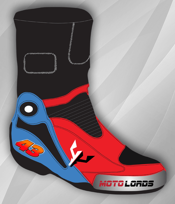 Jack Miller MotoGP 2020 Leather Race Boots Motorcycle Riding