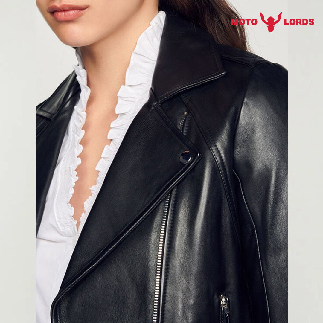 Posh Panache Women Luxury Leather Jacket