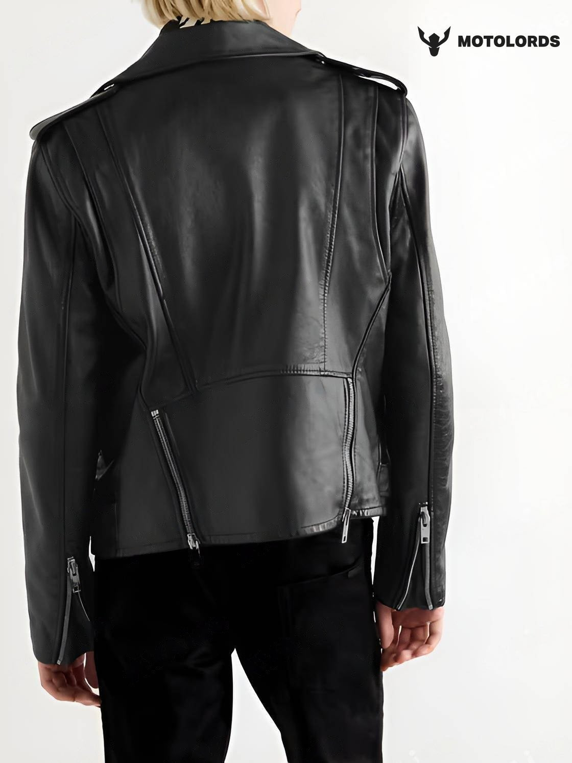 50s Perfecto Cowhide Leather Moto Jacket - Motorcycle Riding Custom Leather Apparel