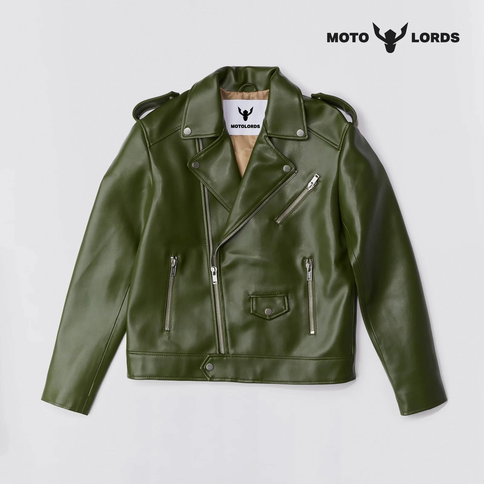 green leather jacket unisex