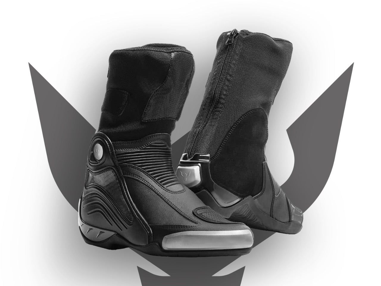 leather racing boots