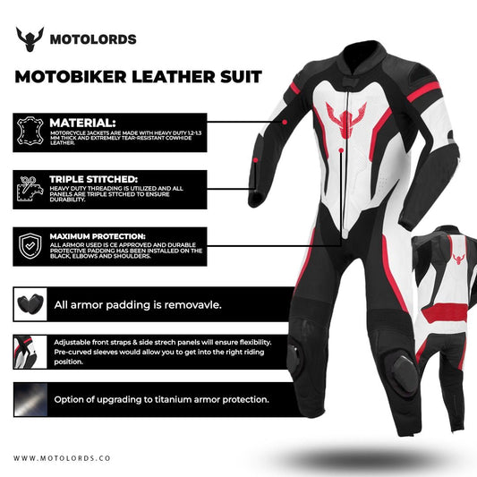 A Custom Motorcycle Suit (YOUR DESIGN) - Motorcycle Riding Custom Leather Apparel