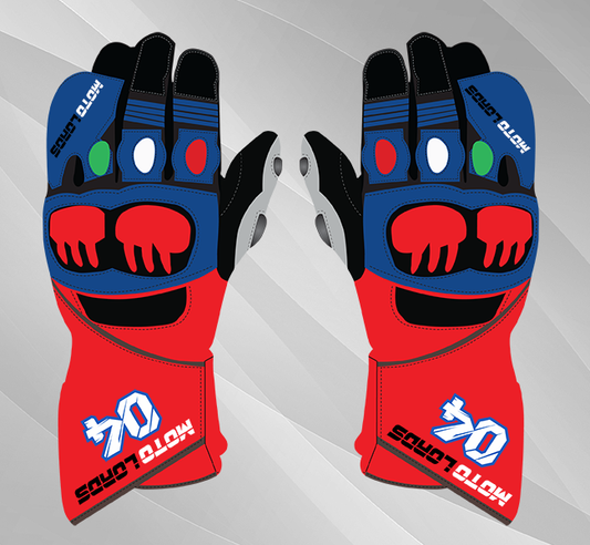 Andrea Dovizioso MotoGP 2020 Leather Race Gloves