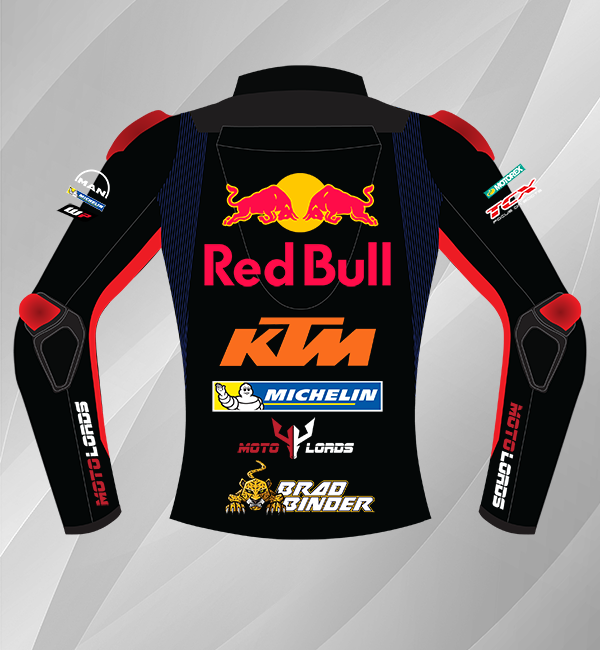Brad Binder KTM Red Bull MotoGP 2021 Leather Riding Jacket