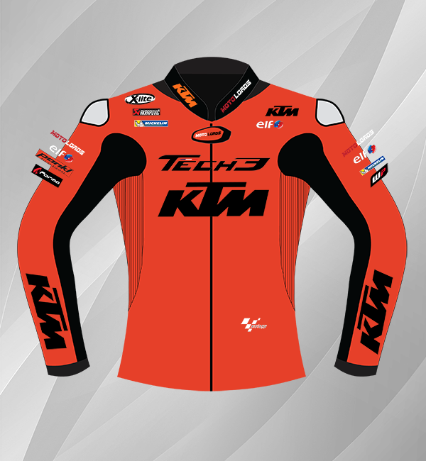 Danilo Petrucci KTM Tech3 MotoGP 2021 Leather Riding Jacket