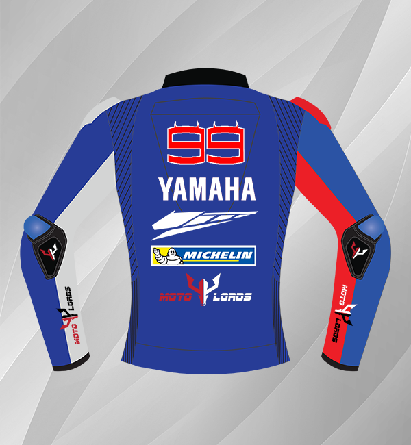Jorge Lorenzo Yamaha MotoGP Test 2020 Leather Jacket