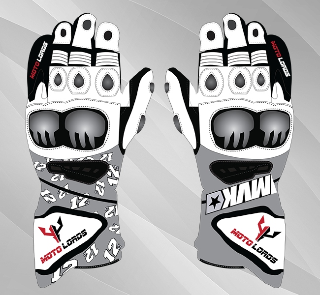 Maverick Vinales Moto 2020 Leather Race Gloves