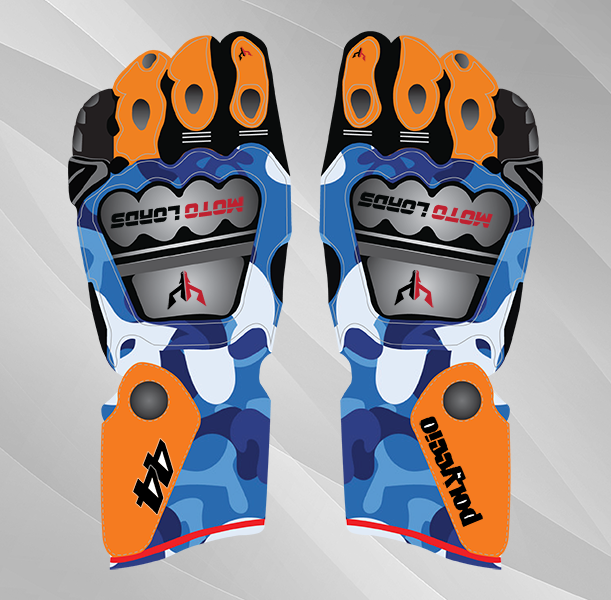 Pol Espargaro MotoGP 2019 Leather Gloves